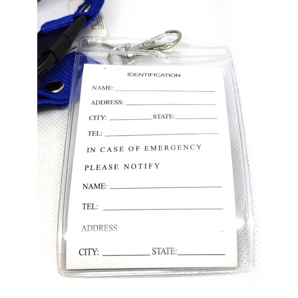 43" U.S Air Force ID Badge Detachable Lanyard Badge Holder Blue - Picture 4 of 11